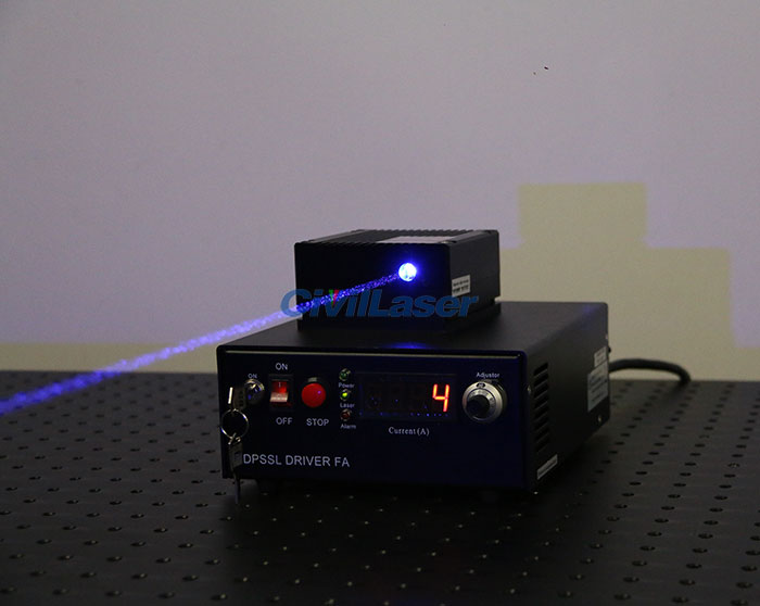 high power blue laser